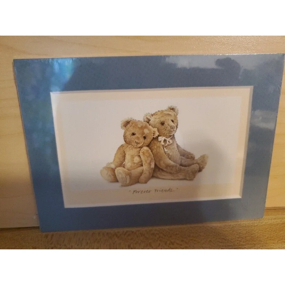 Vintage HALLMARK Forever Friend Matted BEARS